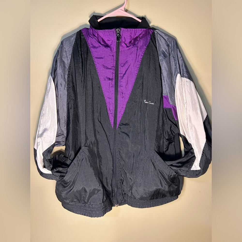 Vintage Pierre Cardin Windbreaker Jacket Men's Medium
